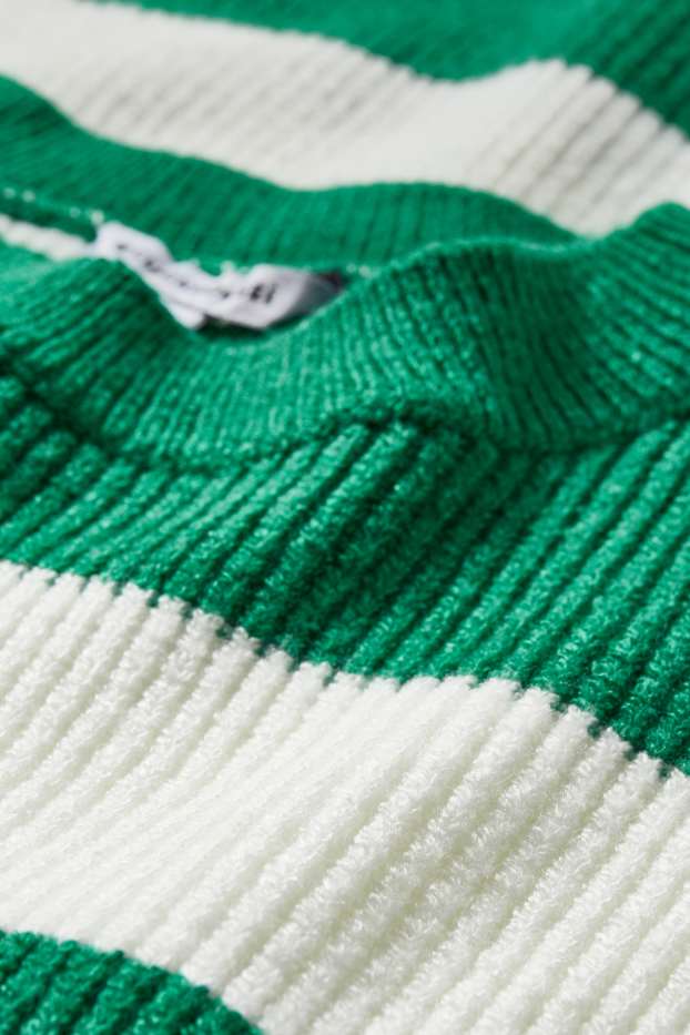 Femmes - CLOCKHOUSE - pull - à rayures - blanc / vert