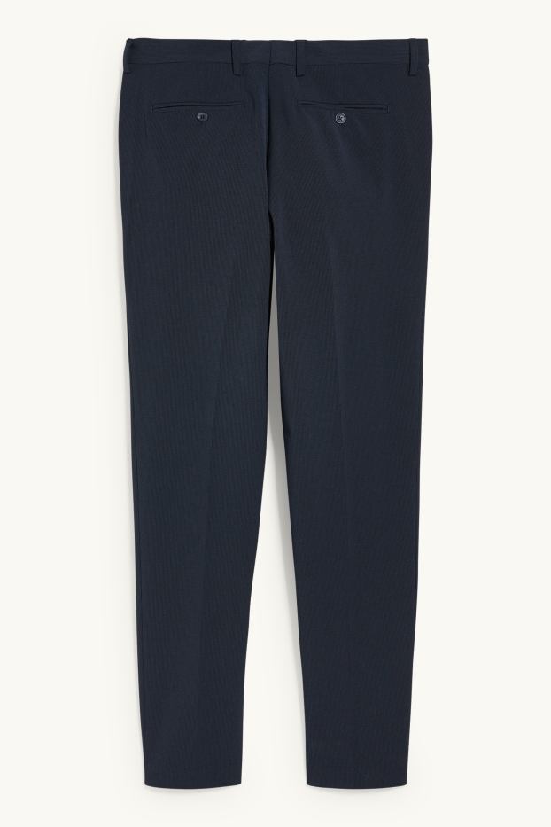 Hommes - Pantalon de costume - slim fit - Flex - LYCRA® - Mix & Match - bleu foncé