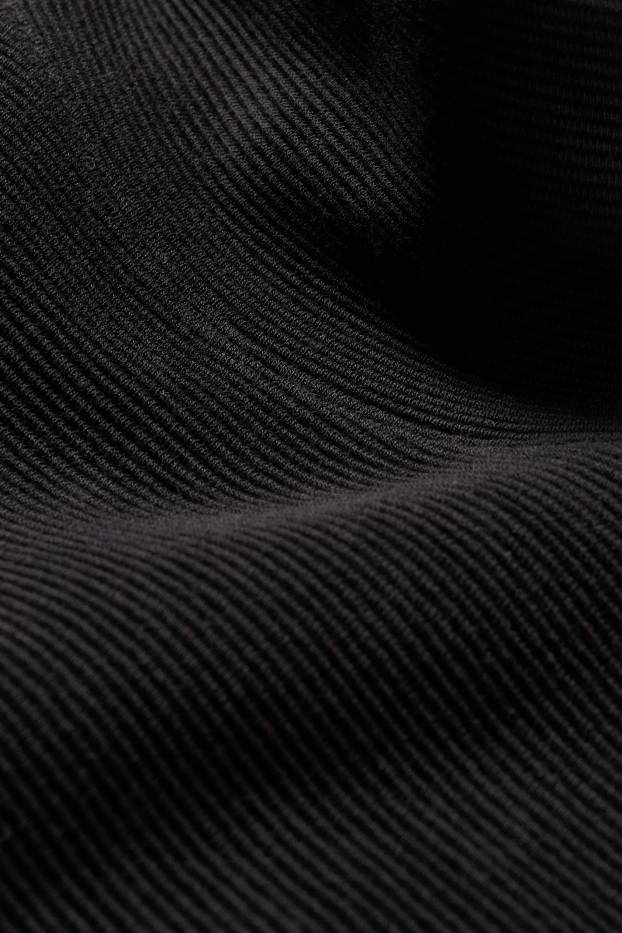 Damen - Pullover - 2-in-1-Look - schwarz / weiß