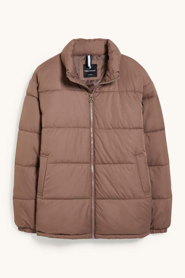 Men - Quilted jacket - Coffee