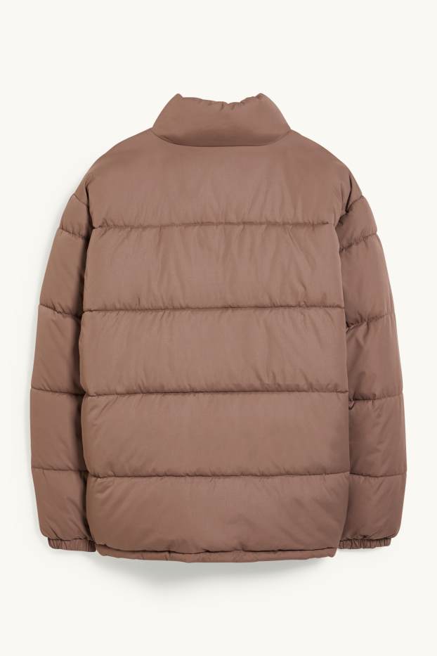 Men - Quilted jacket - Coffee