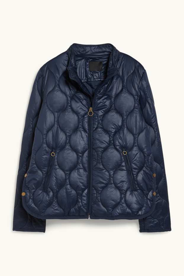 Women - Quilted gilet - dark blue