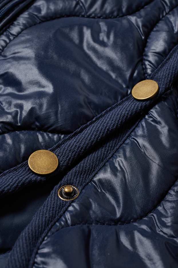 Women - Quilted gilet - dark blue