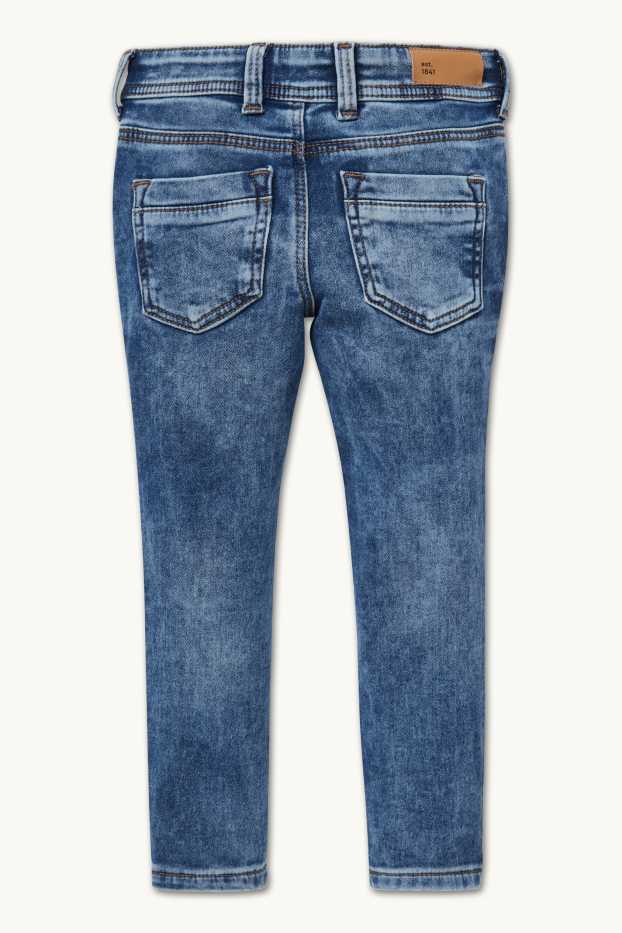 Kinderen: jongens - Super skinny jeans - jog denim - jeansblauw