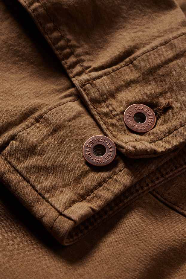 Hommes - Veste-chemise - LYCRA® - kaki