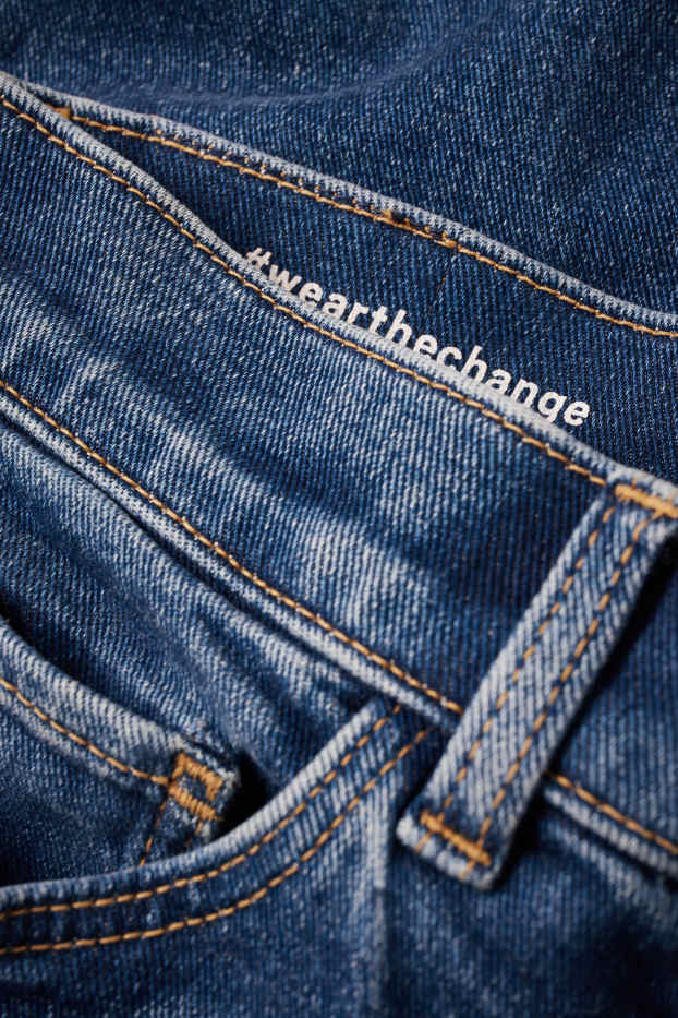 Femmes - Slim jean - high waist - LYCRA® - jean bleu