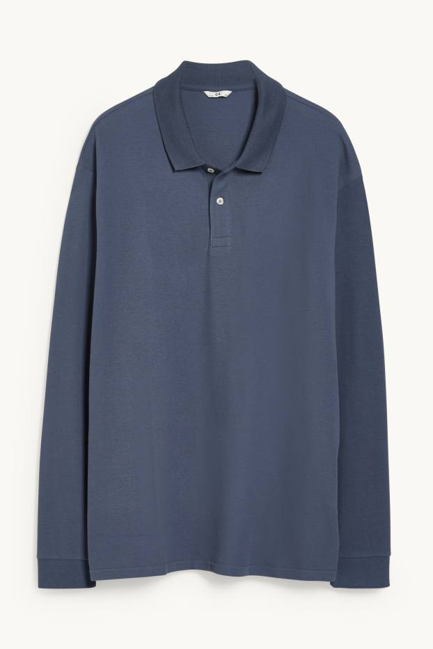 Heren - Poloshirt - donkerblauw