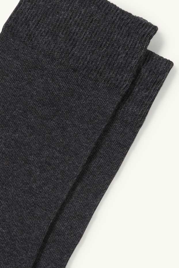 Herren - Multipack 3er - Socken - LYCRA® - Aloe Vera - grau-melange