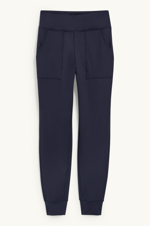 Women - Active trousers - fitness - 4 Way Stretch - dark blue