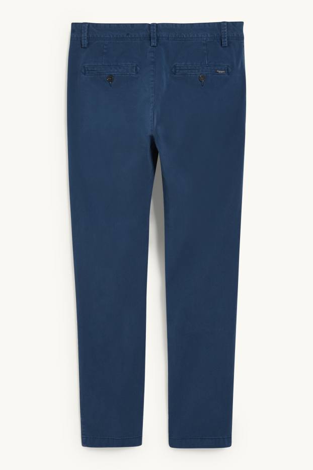 Herren - Chino - Slim Fit - Flex - LYCRA® - blau