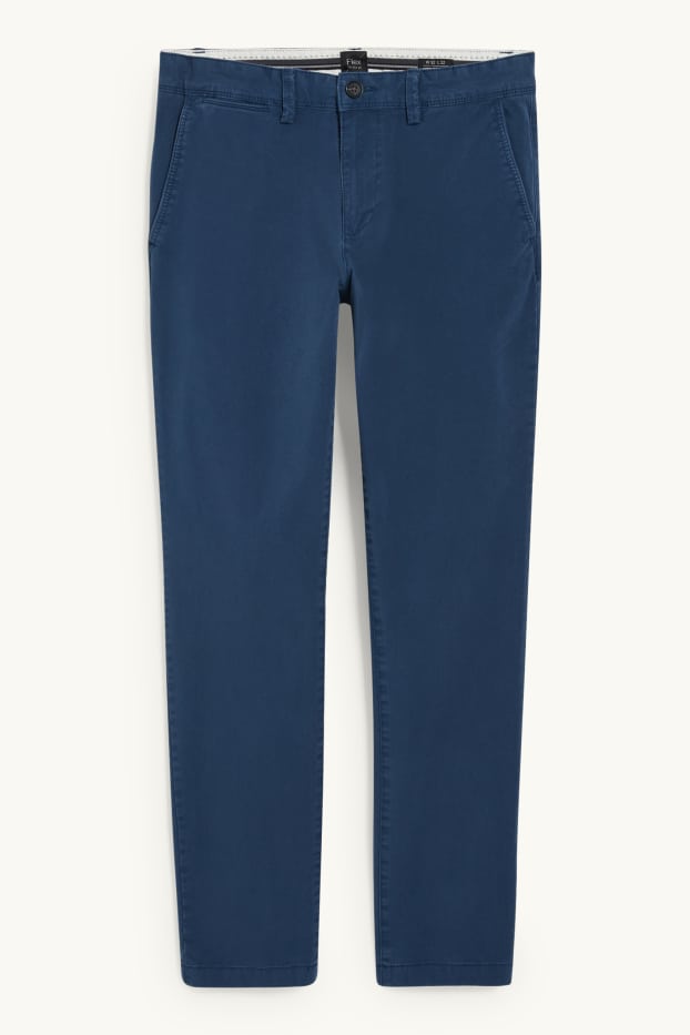 Herren - Chino - Slim Fit - Flex - LYCRA® - blau