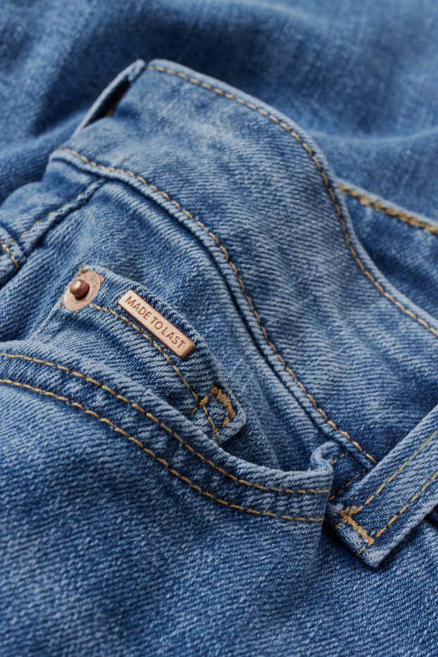 Femmes - Slim jean - mid waist - LYCRA®  - jean bleu