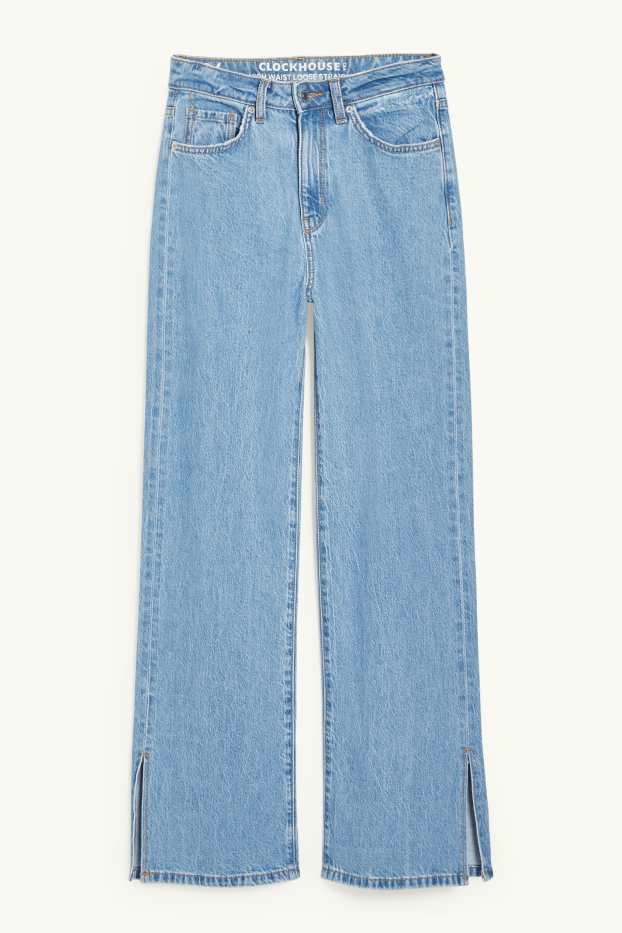 Dames - CLOCKHOUSE - straight jeans - high waist - jeanslichtblauw