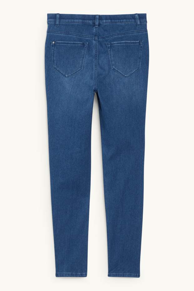 Dames - Jegging jeans - high waist - 4 Way Stretch - jeansblauw