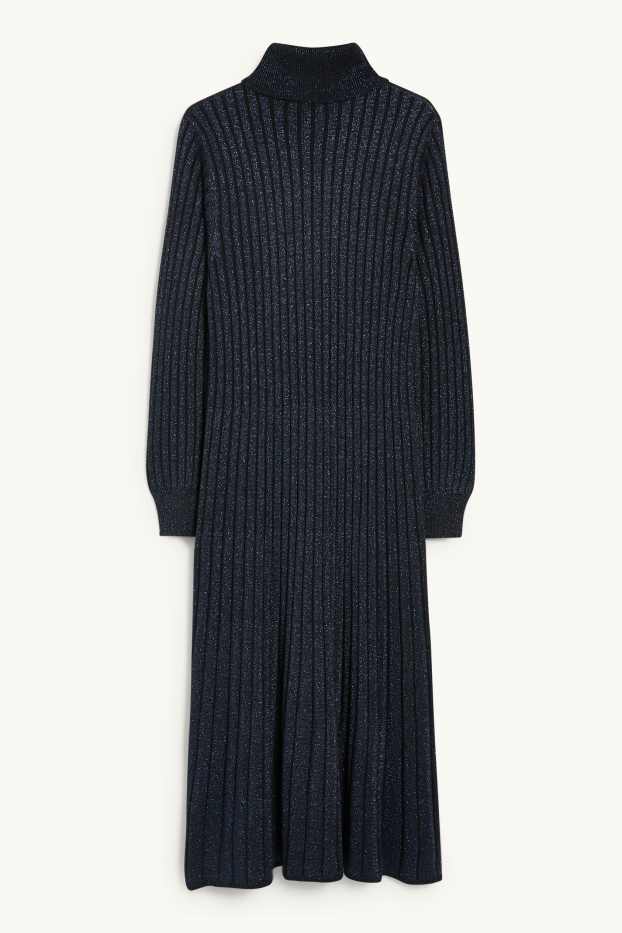 Femmes - Robe de maille - noir