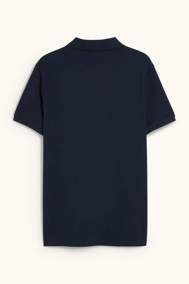 Hommes - Polo - bleu foncé