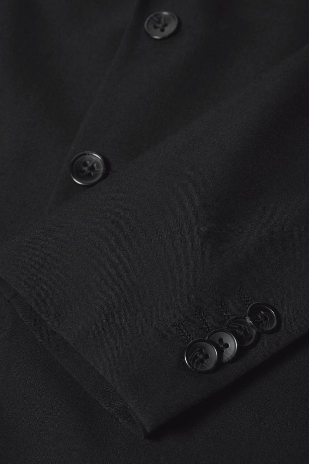 Pánské - Oblekové sako - slim fit - Flex - LYCRA® - Mix & Match - černá