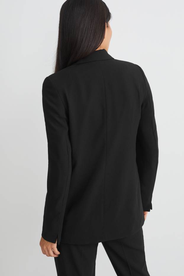 Donna - Blazer - regular fit - nero