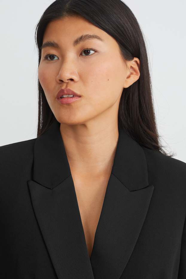 Donna - Blazer - regular fit - nero