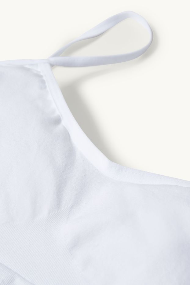 Women - Multipack of 2 - bralette - seamless - LYCRA® - white