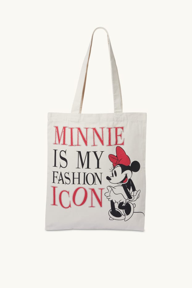 Femmes - Minnie Mouse - sac de jute - blanc crème