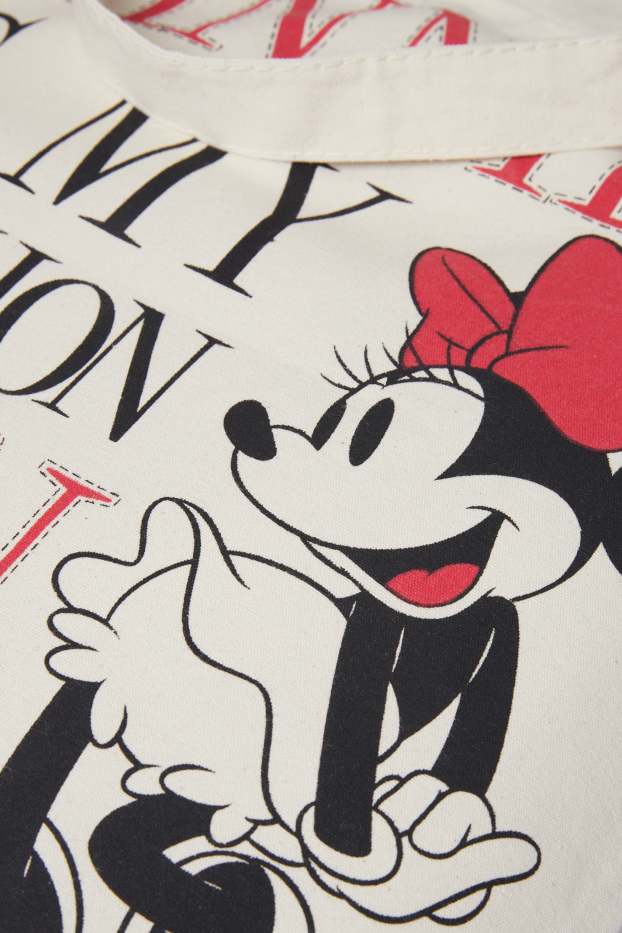 Femmes - Minnie Mouse - sac de jute - blanc crème