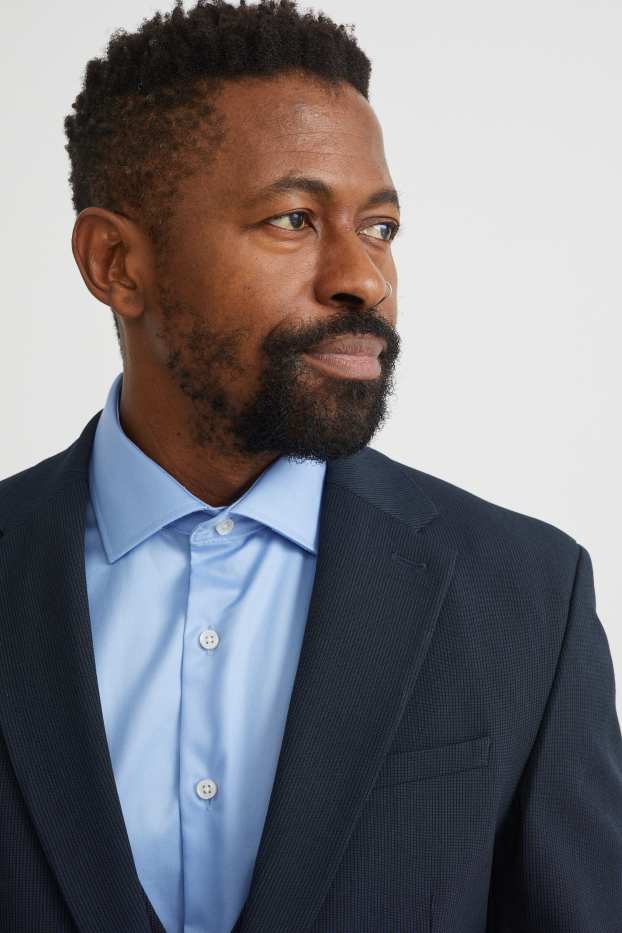 Herren - Baukasten-Sakko - Regular Fit - Flex - LYCRA® - dunkelblau