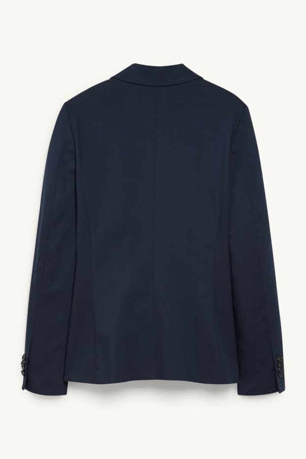 Damen - Business-Blazer - tailliert - dunkelblau
