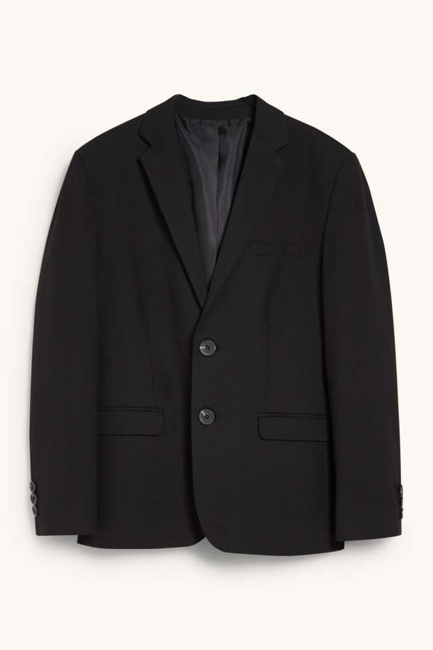 Enfants garçons - Veste de costume - Stretch - LYCRA® - noir