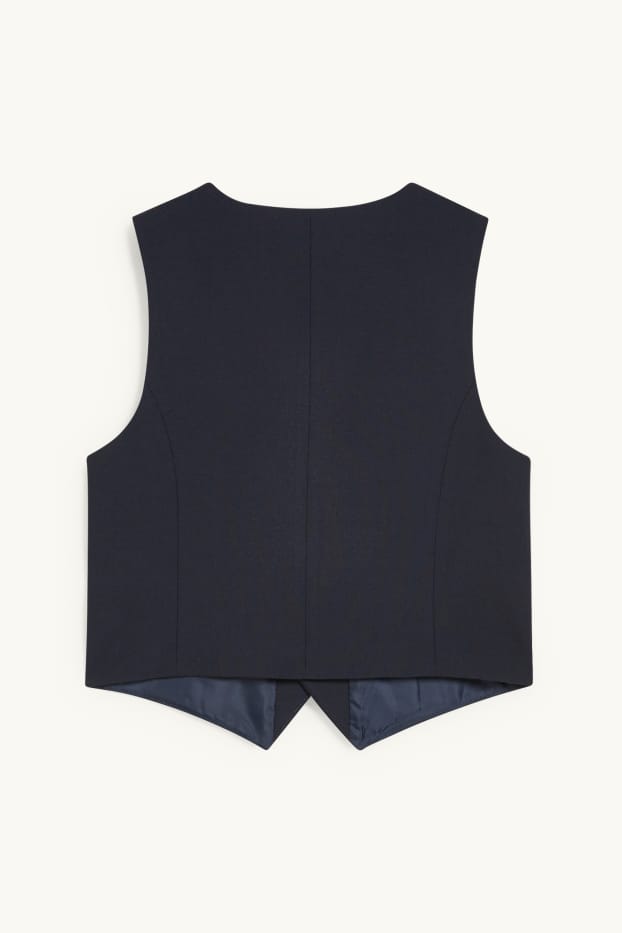 Kinderen: jongens - Gilet uit het combi-systeem - stretch - LYCRA® - donkerblauw