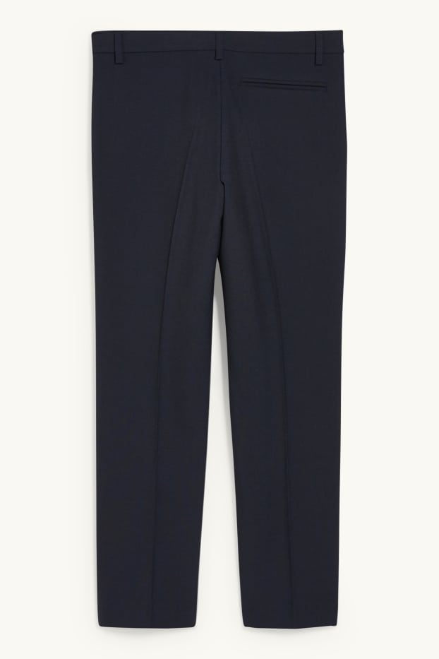 Enfants garçons - Pantalon de costume - Stretch - LYCRA® - bleu foncé