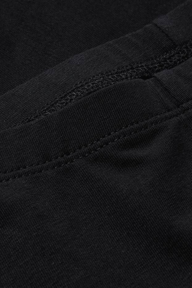 Kinderen: meisjes - Set van 2 - legging - zwart