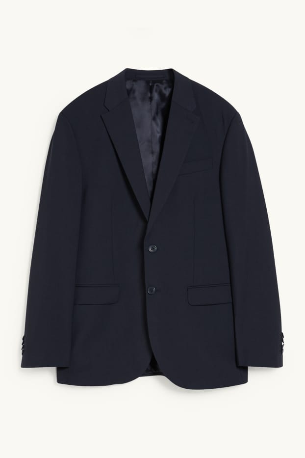 Heren - Colbert uit het combi-systeem - regular fit - Flex - scheerwolmix - LYCRA® - donkerblauw