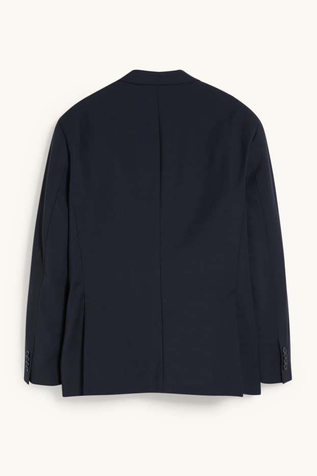 Heren - Colbert uit het combi-systeem - regular fit - Flex - scheerwolmix - LYCRA® - donkerblauw
