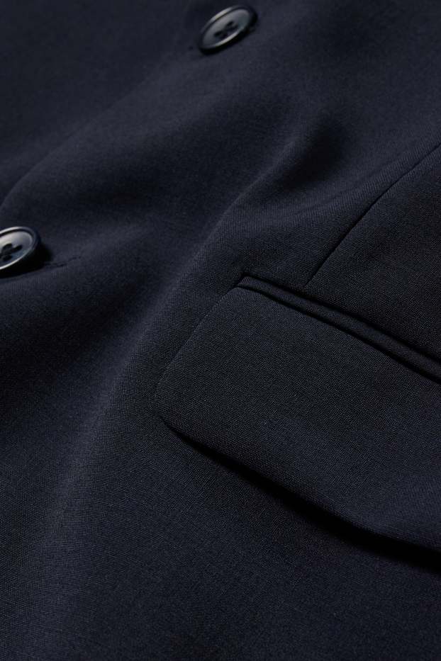 Heren - Colbert uit het combi-systeem - regular fit - Flex - scheerwolmix - LYCRA® - donkerblauw