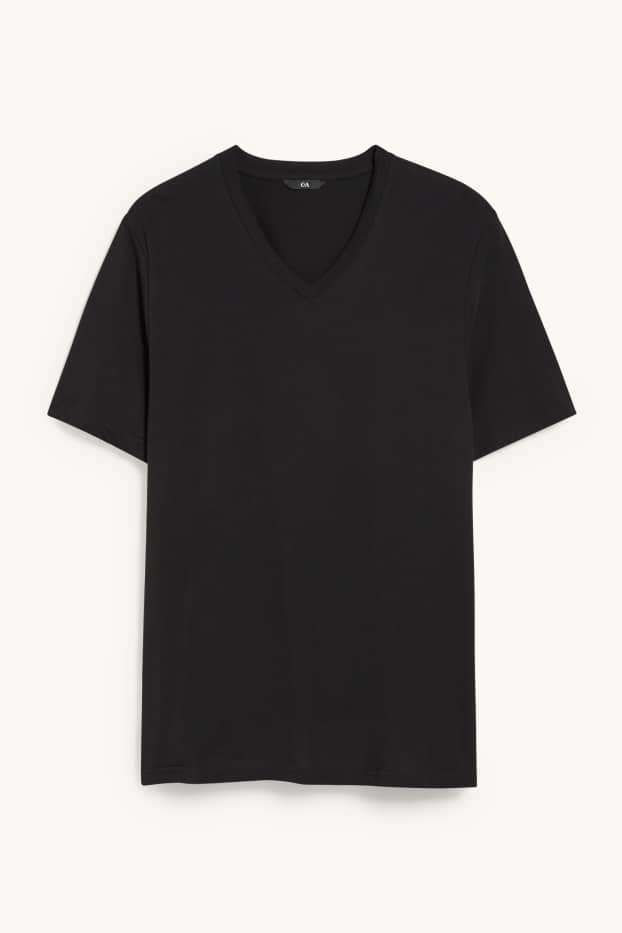 Pánské - Tričko - regular fit  - černá