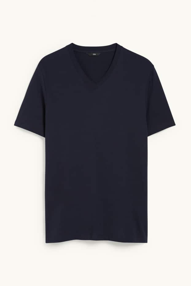 Herren - T-Shirt - Regular Fit - dunkelblau