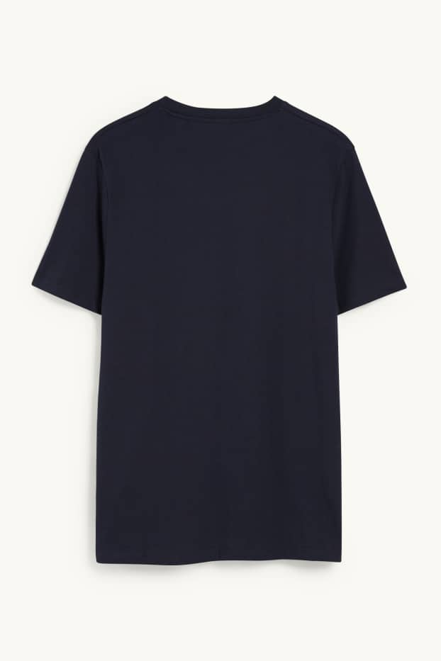 Herren - T-Shirt - Regular Fit - dunkelblau