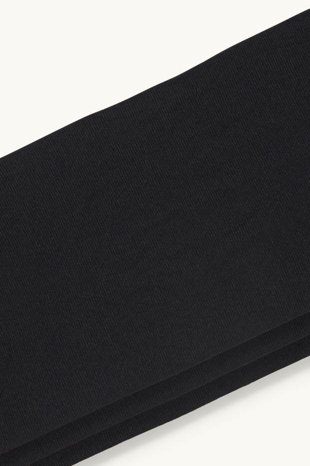 Enfants filles - Lot de 3 paires - collants fins - 40 DEN - noir