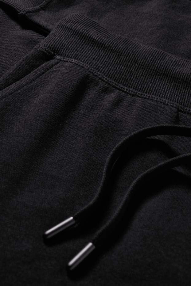 Dona - Pantalons de xandall bàsics - negre