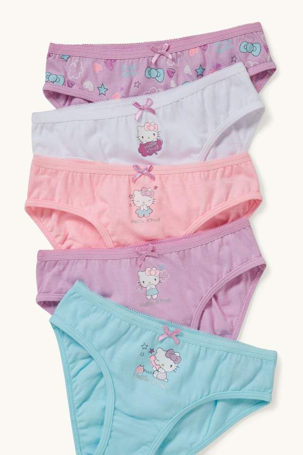 Children Girls - Multipack of 7 - Hello Kitty - briefs - light violet