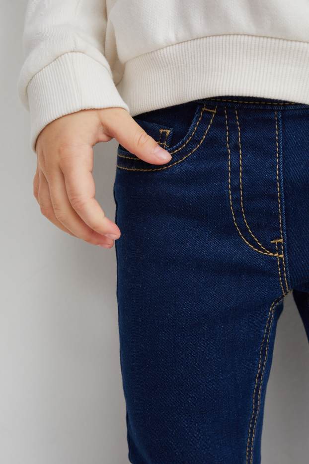 Enfants filles - Lot de 2 - jegging jeans - jean bleu foncé