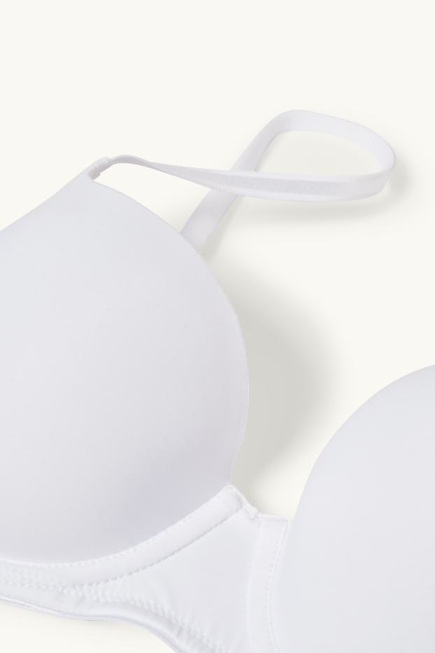 Dámské - Multipack 2 ks - podprsenka s kosticemi - FULL COVERAGE - s vycpávkami - bílá