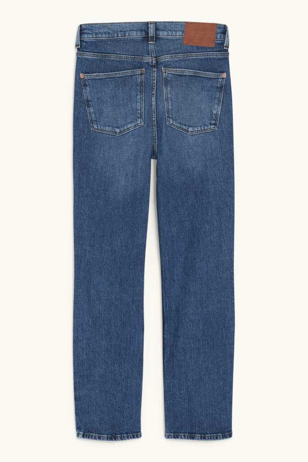Femmes - Straight jean - high waist - LYCRA® - jean bleu
