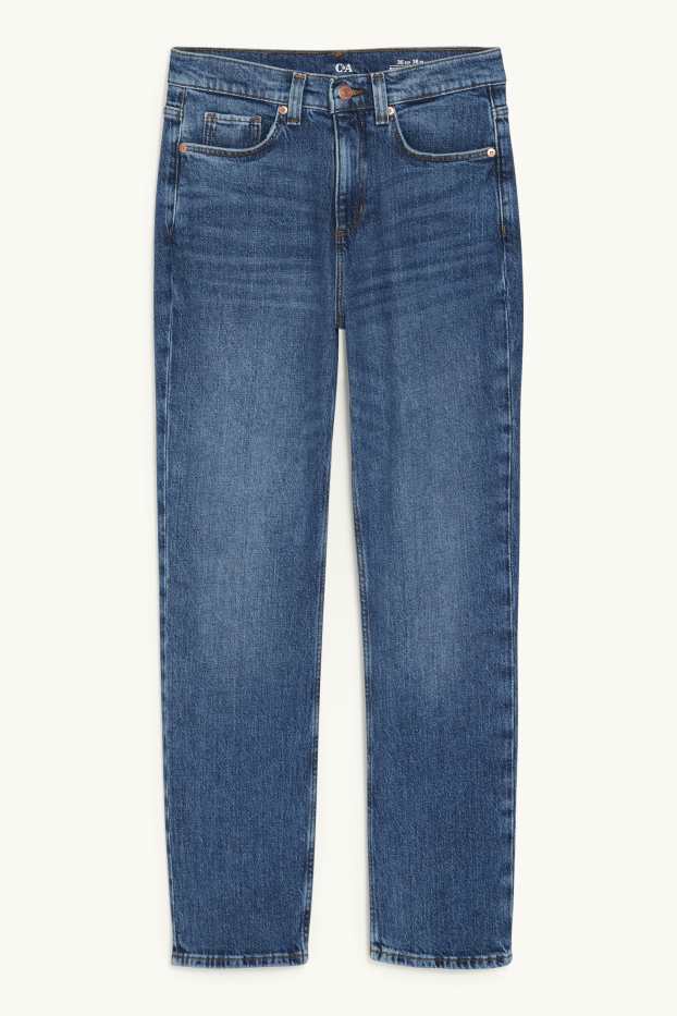 Femmes - Straight jean - high waist - LYCRA® - jean bleu