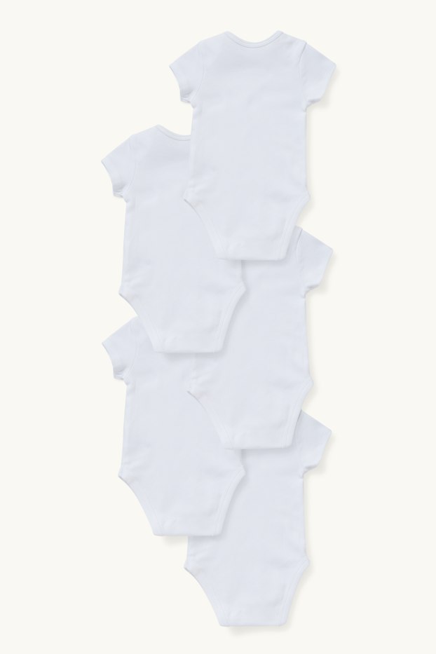 Unisexe - Lot de 5 - body pour bébé - blanc