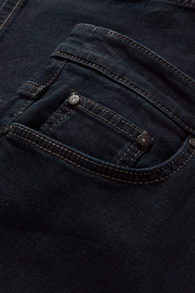 Pánské - Straight jeans - LYCRA® - džíny - tmavomodré