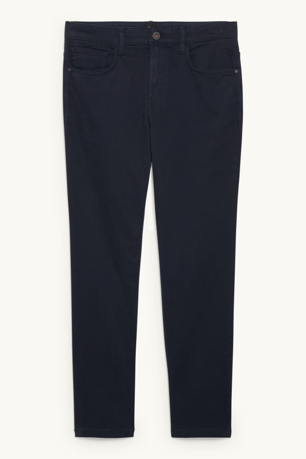 Home - Pantalons - slim fit - Flex - LYCRA® - blau fosc