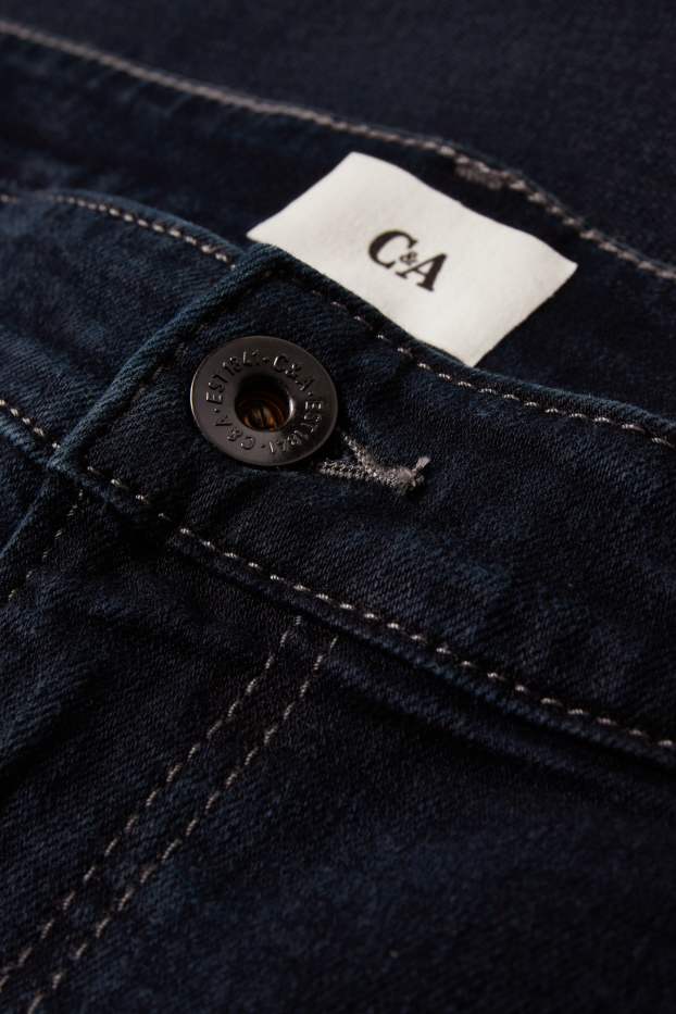 Home - Straight jeans - LYCRA® - texà blau fosc