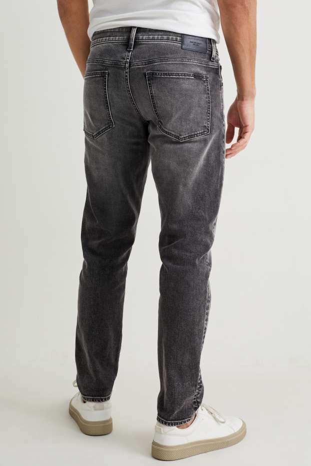 Uomo - Tapered jeans - LYCRA® - jeans grigio scuro